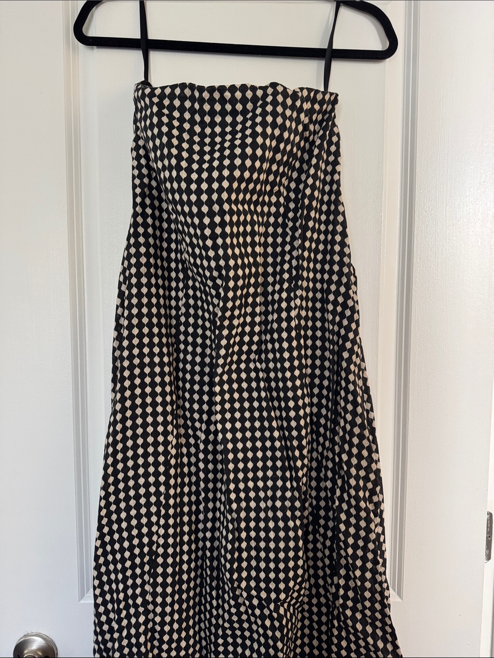 DISSH Mila Linen Strapless Midi Dress